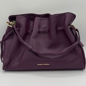 Badgley Mischka Deep Purple Shoulder Bag